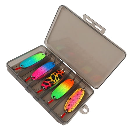 Swimming Spinner Baits Set Hard Curved Construction for Saltwater Fishing