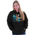 thumbnail image 3 of The Smurfs Surf Beach Vacation Hoodie Sweatshirt Women Men Brisco Brands S, 3 of 6
