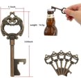 thumbnail image 4 of 100 piezas de abridor de botellas con forma de llave, necesario para bodas grandes, regalos de boda, abridor de botellas con forma de llave de esqueleto vintage, abridor de botellas con, 4 of 7