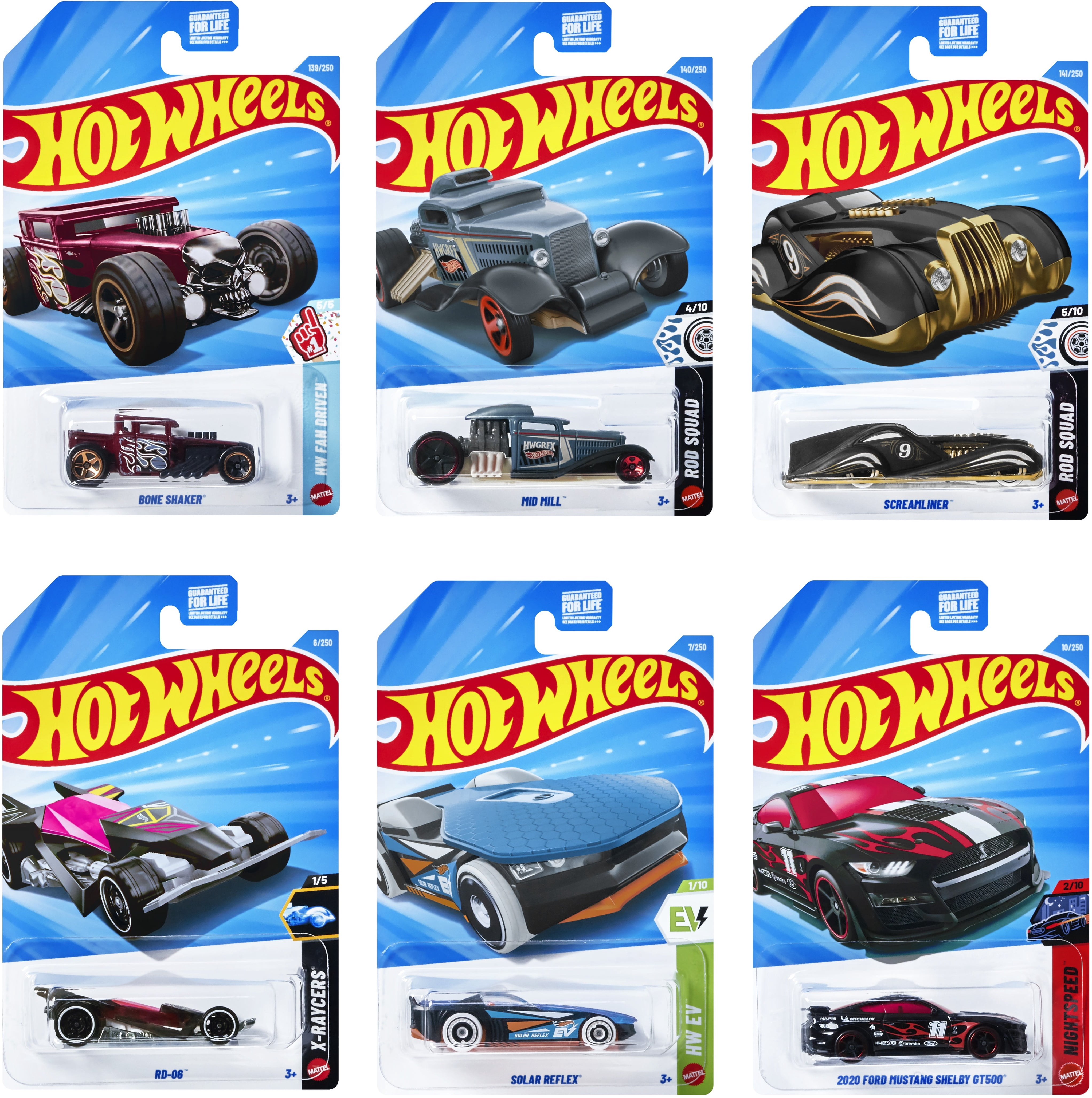 Hot Wheels Basic 1:64 Car 72-Piece F Assortment