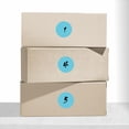thumbnail image 4 of Etiquetas térmicas YIKIADA Blue Circle de vinilo, 3,8 cm, impermeables, 500 unidades, 4 of 8