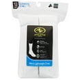 thumbnail image 4 of Athletic Works Men's Lightweight Crew Socks, 12-Pack, Moisture-Wicking, Lightweight Fabric, Fits Shoe Sizes 6-12, 4 of 4