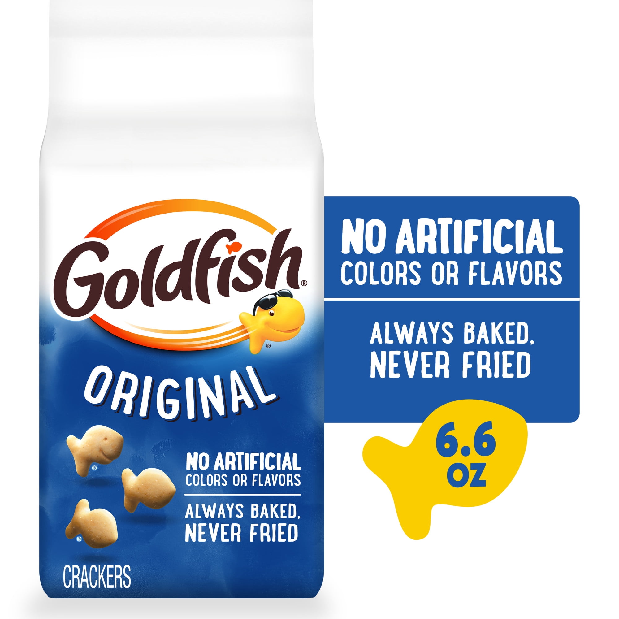 Goldfish Original Crackers, 6.6 oz Bag