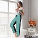 thumbnail image 5 of Balery Teal Green Glitter Pantalones de pijama para mujer, pijamas ultraligeros, pantalones de estar por casa-Large, 5 of 6