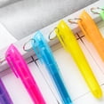 thumbnail image 3 of 10Pieces Colored Highlighter Oblique Tip Highlighter Marker with Metal Rings Quick Dry for Scrapbooking Journal Calendar, 3 of 8