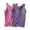 Purple, variant on Nfurl Womens 2-Pack Tank Tops with Built in Bra Workout Tees Gym Yoga Fitness Tank Top Soft Modal Undershirts Scoop Neck Sleeveless T-Shirts