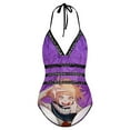 thumbnail image 5 of My Hero Academia Himiko Toga Women's Swimwear Strap One Piece Backless Tummy Control V Neck Swimsuit Summer Beach Vacation Bathing Suit, 5 of 7