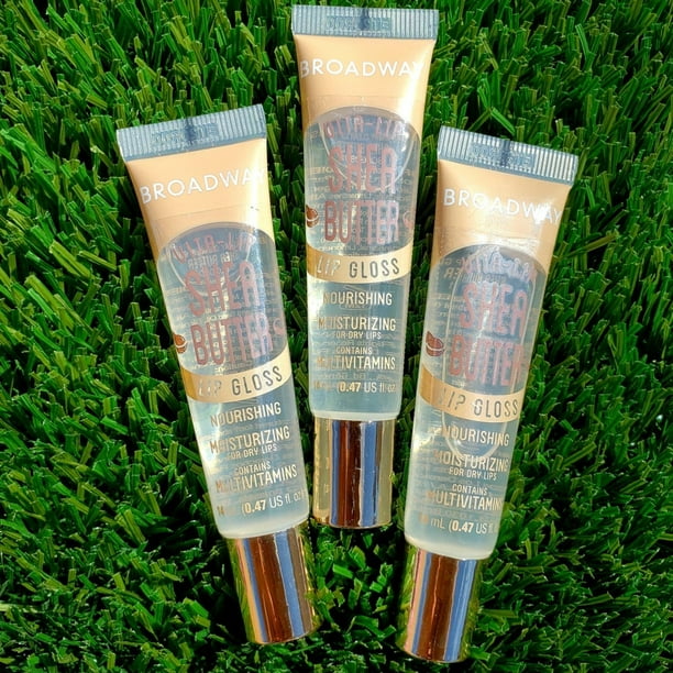BROADWAY VITA LIP SHEA BUTTER LIP GLOSS 3 PACK