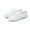 White, variant on AUDeals Unisex Low Top Canvas Shoes - Breathable Casual Sneakers with Rubber Sole for Walking, Travel and Daily Use (White, 6)