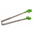 thumbnail image 2 of Handy Housewares 5" Long Stainless Steel Mini Tongs with Silicone Hand Shaped Tips - Green 3 Pack, 2 of 3
