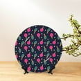 thumbnail image 6 of Wukai Ping Pong Rackets And Balls Print Decorative Plate for Display,Bone China Decorative Plate, Ceramic Dinner Plate with Stand, Vertical Ceramic Plate-8in, 6 of 6