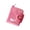 Hot Pink, variant on Uncomplicated Lint Keychain Wallet, Snap Button Mini Purse with Solid Color and Multiple Card Slots, Distinctive Earbud Bag with Ring for Travel Daily Shopping Use