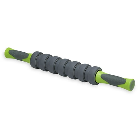 Gaiam Restore Massage Stick Roller - 18 Inch Muscle Massager with Soft ...