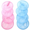 thumbnail image 1 of OULII 2Pcs Toy Storage Holder Multi Layer Polyester Fabrics Steel Wire Hammock Wall Hanging Net, 1 of 8