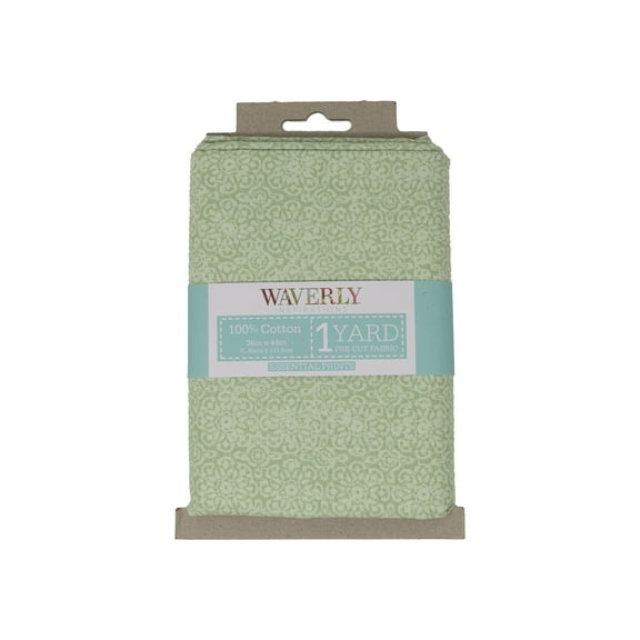 Waverly Inspirations 1 Yard Cut 100% Cotton Prints Fabric, Texturd Mdlln, 44" Wide for Quilting & Sewing