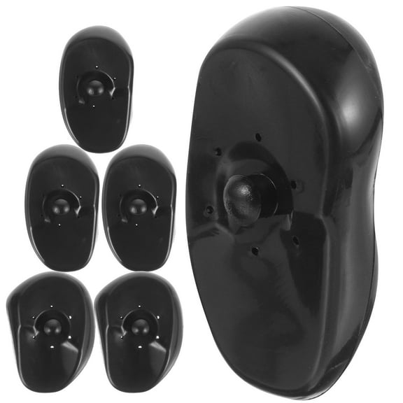 Yardwe 6Pcs Ear Cushion for Dyeing Hair Soft Gelatinous Plastic Chemical Protection for Hairdressers