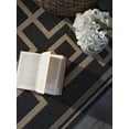 thumbnail image 3 of Furnish My Place Outdoor Oriental Rug - 7 ft. 10 in. x 10 ft., Charcoal, 3 of 7