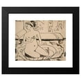 thumbnail image 2 of Ernst Ludwig Kirchner 18x15 Black Modern Framed Museum Art Print Titled - Bathing in the Studio of the Bridge (1910), 2 of 5