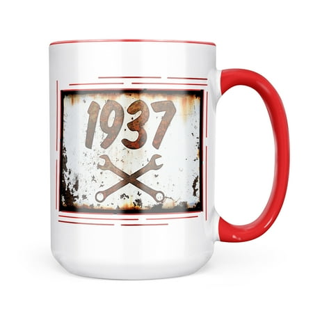 

Neonblond Rusty old look car 1937 Mug gift for Coffee Tea lovers
