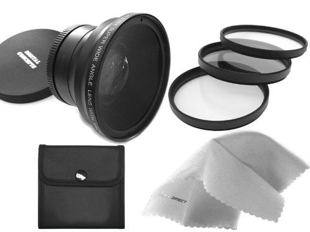 Opteka Titanium Series 72mm 0.3X HD Ultra Fisheye Lens for
