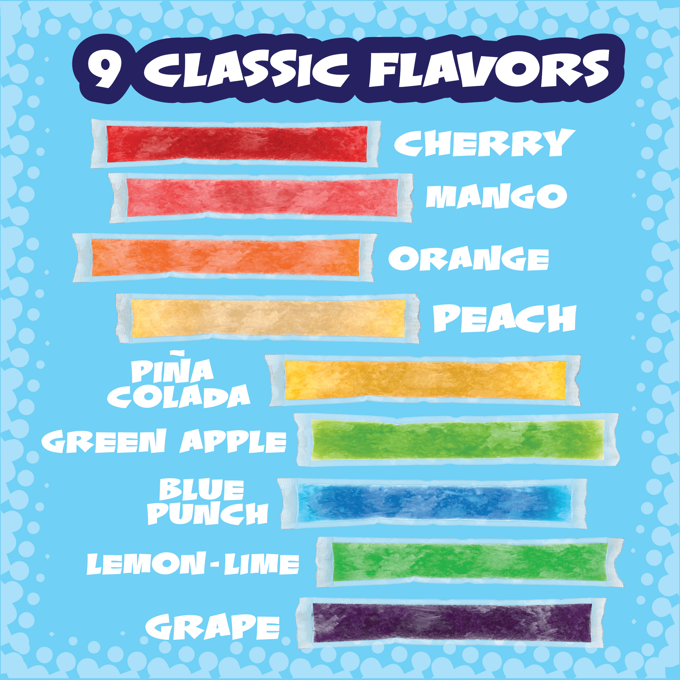 FunPops Assorted Freeze Pops – Family Pack, 72 Count, 2 oz Each