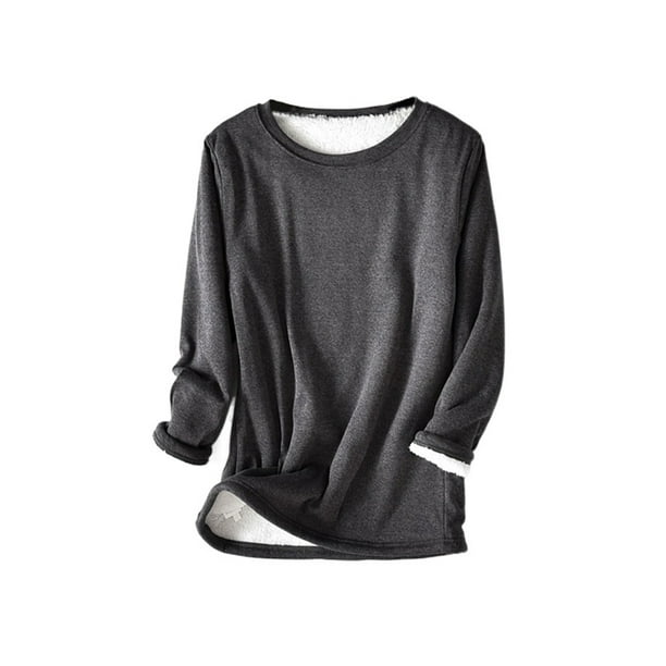Pull Femme Hiver Chaud Chic et Tricote Pullover Col en V Couleur Unie Leger  Manches Longue Tee Shirt gray