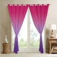 thumbnail image 4 of Erosebridal Hot Pink and Purple Curtains for Bedroom,Rainbow Ombre Blackout Curtains Aesthetic Living Room Decor,Gradient Colorful Curtains & Drapes Abstract Window Curtain, 4 of 6
