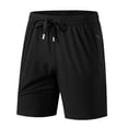 thumbnail image 3 of Men's Athletic Sports Shorts, 80% Nylon 20% Spandex Joggers, Elastic Waist Drawstring Straight Leg Quick Dry Breathable Stretchy for Gym Workout Running Casual Daily Summer, 3 of 9