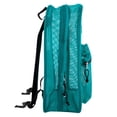 thumbnail image 6 of Solid Color Transparent See Through Mesh Stadium Approved Backpack for Travel and Commuting in Aquamarine, 6 of 6