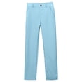 thumbnail image 5 of OGLCCG Boys' School Uniform Pants Kids Elastic Waist Straight Leg Dress Pants with Pockets Solid Color Pants Back to School 5-14 Years, 5 of 8