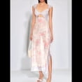 thumbnail image 3 of Vestidos Largos de Verano Y2K con Encaje, Retazos, , Estampado Floral, Escote Corazón, Espalda Descubierta y Abertura para Mujer M, 3 of 5