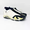 thumbnail image 2 of Ni - ke Ni - ke Boys Air Jordan 14 654963-102 White Basketball Shoes Sneakers Size 7Y, 2 of 5