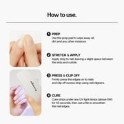 Ohora Semi-Cured Gel Nail Kit, Afterglow, 30 Count