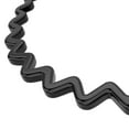 thumbnail image 5 of Diademas onduladas de plástico delgadas delgadas antideslizantes flexibles bandas para el cabello accesorios simples para el cabello para mujeres y hombres colores sólidos (negro), 5 of 5