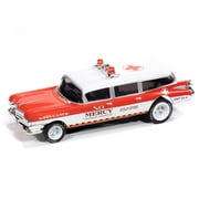 Auto World 4Gear SC414-4A 1959 Cadillac Ambulance (Red) HO Scale Slot Car