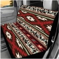 thumbnail image 3 of HUIACONG Aztec Print Car Seat Covers Full Set with Steering Wheel Cover Arm Rest Cover Seatbelt Covers Cup Holder Headrest Covers Keychain 14 Pcs Southwestern Tribal Geometric Deocr Car Accessories, 3 of 8