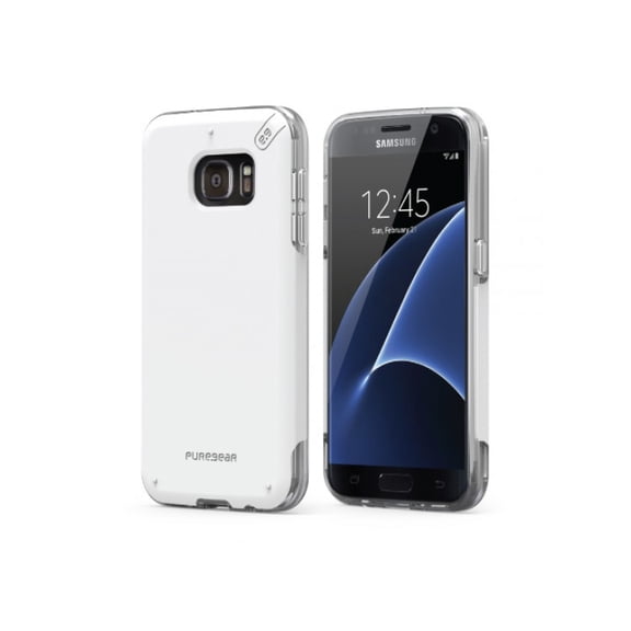 PureGear DualTek PRO Airtek Suspension Samsung Galaxy S7 Protection Case - White