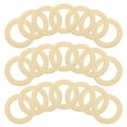 thumbnail image 2 of 30Pcs Multi-function Wood Rings Decorative Craft Rings Wear-resistant Handmade Rings, 2 of 8