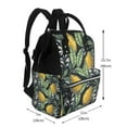 thumbnail image 2 of Daiia Citrus Fruits Elegant Lemons Large Capacity Baby Bag Waterproof Stylish Diaper Bag Mummy Backpack Adjustable Straps Diaper BagBaby Essentials Bag, 2 of 6