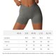 thumbnail image 4 of Correr Pantalones Cortos Ejercicio para Mujeres Levantando La Cintura Alta (gris Oscuro L), 4 of 6