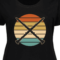 thumbnail image 4 of Inktastic Clarinet Music Gift Retro Marching Band Women's Plus Size T-Shirt, 4 of 5