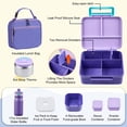 thumbnail image 3 of Juego de Lonchera Bento JXXM con Termo de 240ml, Set Antiderrames, 3 of 9