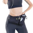 thumbnail image 2 of Running Belt Sport Waist Pack With Water Bottle Holder Hydration Belt, 2 of 3