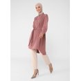 thumbnail image 2 of Dusty Rose - Button Collar - Tunic - Refka, 2 of 7
