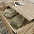 thumbnail image 4 of Sauder Bridge Acre Engineered Wood Lift Top Coffee Table in Orchard Oak, 4 of 4