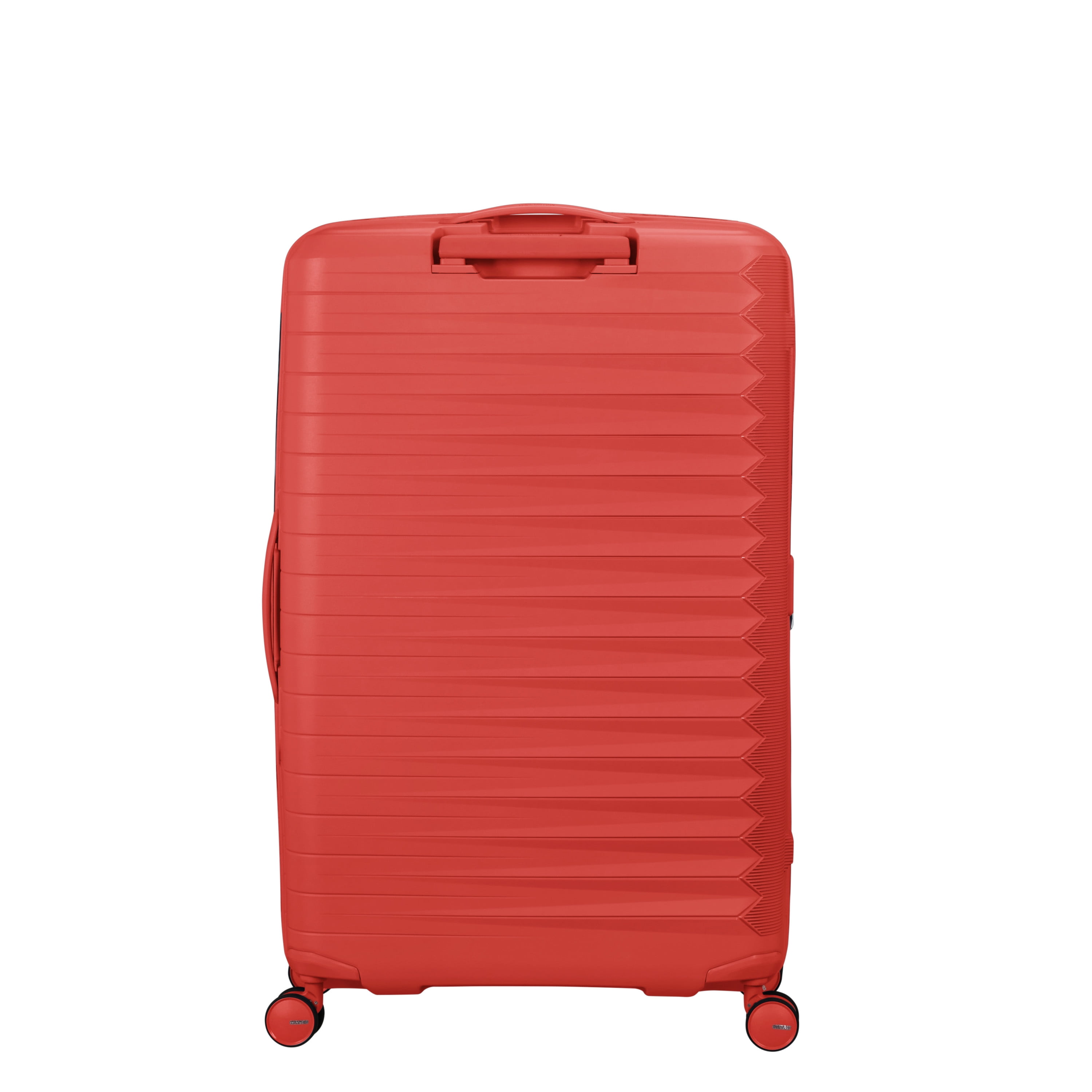 American Tourister Fastforward Hardside Large Checked Suitcase with Spinner Wheels - Sunset Coral