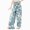 H551-Navy, variant on TOWED22 Girl's Floral Baggy Wide Leg Jeans Y2K Zipper Fly Washed Denim Pants with Pockets,Navy,9-10 Y