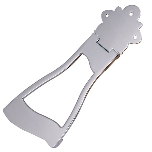 Sonducket Extractor de cuerdas de puente de Metal, pieza trasera de trapecio profesional, pieza trasera de sillín resistente al desgaste, placa Accesorios para instrumentos musicales Astilla