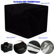 Black Polyester Fiber Printer Dust Cover 43x43x32cm for Brother MFC-7360DW Printer