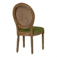 thumbnail image 6 of Stella Cane Back Chair in Moss Green Fabric, 6 of 8